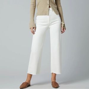 DL1961 Hepburn High Rise Wide Leg Cropped Jeans Size 32